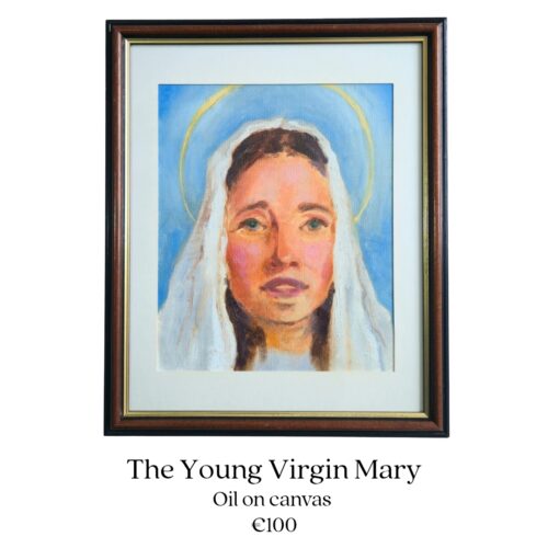 The Young Virgin Mary oil on canvas