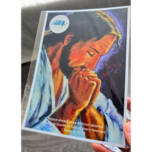 Praying-Jesus-card